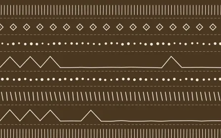 Chai Cream Mudcloth — dark brown and beige mudcloth background