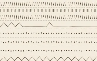 Chai Cream Ecru Mudcloth — light beige and brown mudcloth background