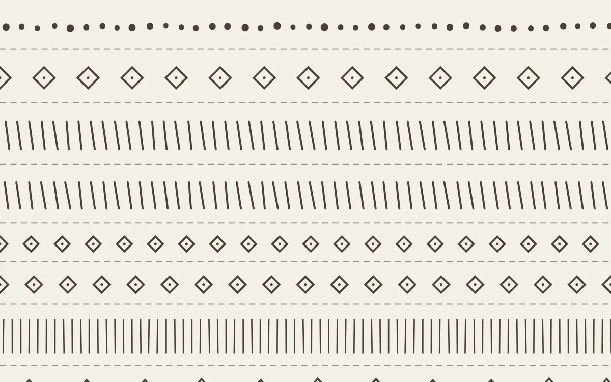 Copenhagen Hygge Ecru Mudcloth — light white and brown mudcloth background