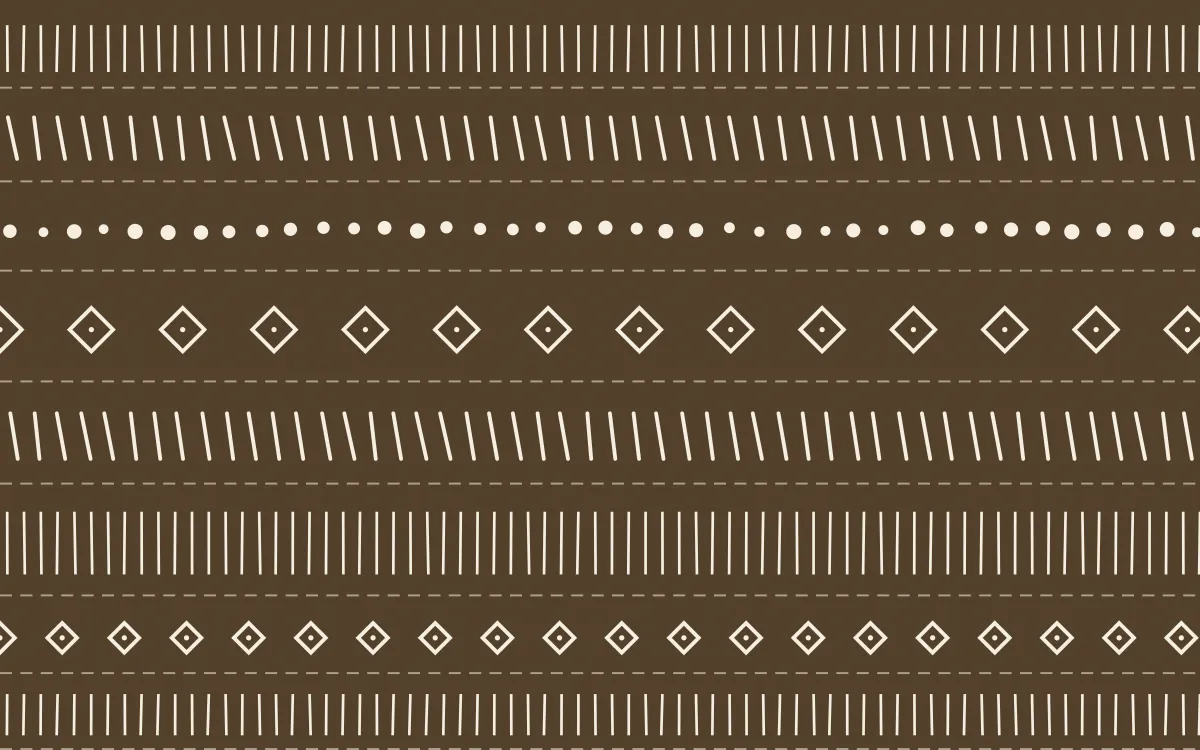 Cotswold Stone Mudcloth — dark brown and beige mudcloth background