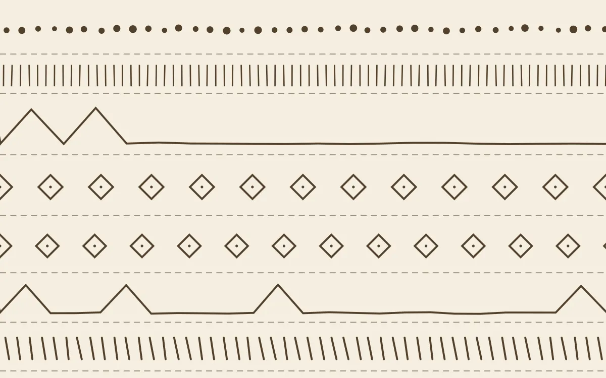 Cotswold Stone Ecru Mudcloth — light beige and brown mudcloth background