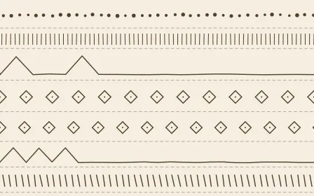 Cotswold Stone Ecru Mudcloth — light beige and brown mudcloth background