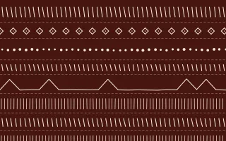 Cusco Weave Mudcloth — dark red and beige mudcloth background