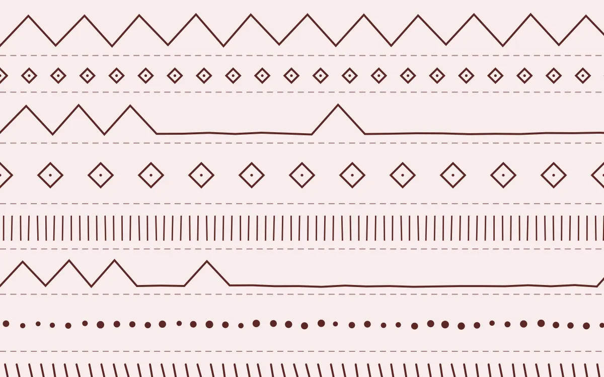 Damascus Rose Ecru Mudcloth — light white and red mudcloth background