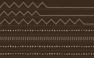 Desert Oud Mudcloth — dark brown and beige mudcloth background