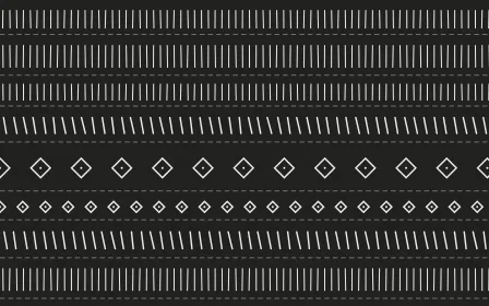 Edo Charcoal Mudcloth — dark grey and white mudcloth background