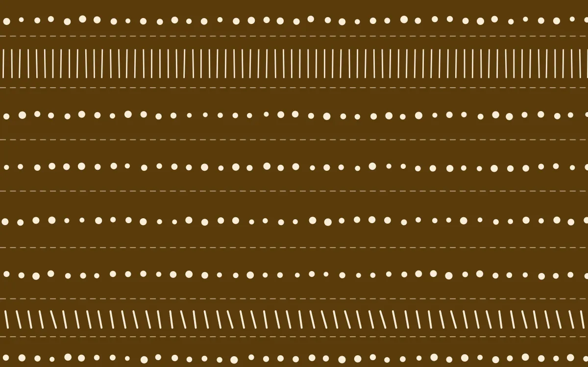 Fes Saffron Mudcloth — dark brown and beige mudcloth background