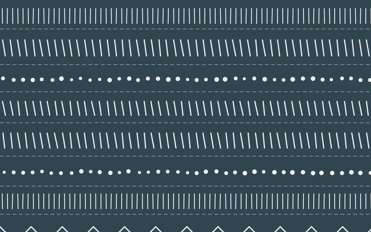 Fjord Mist Mudcloth — dark blue and white mudcloth background
