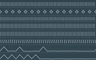 Fjord Mist Mudcloth — dark blue and white mudcloth background
