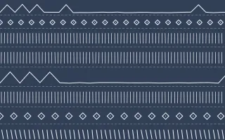 Fuji Mist Mudcloth — dark blue and white mudcloth background