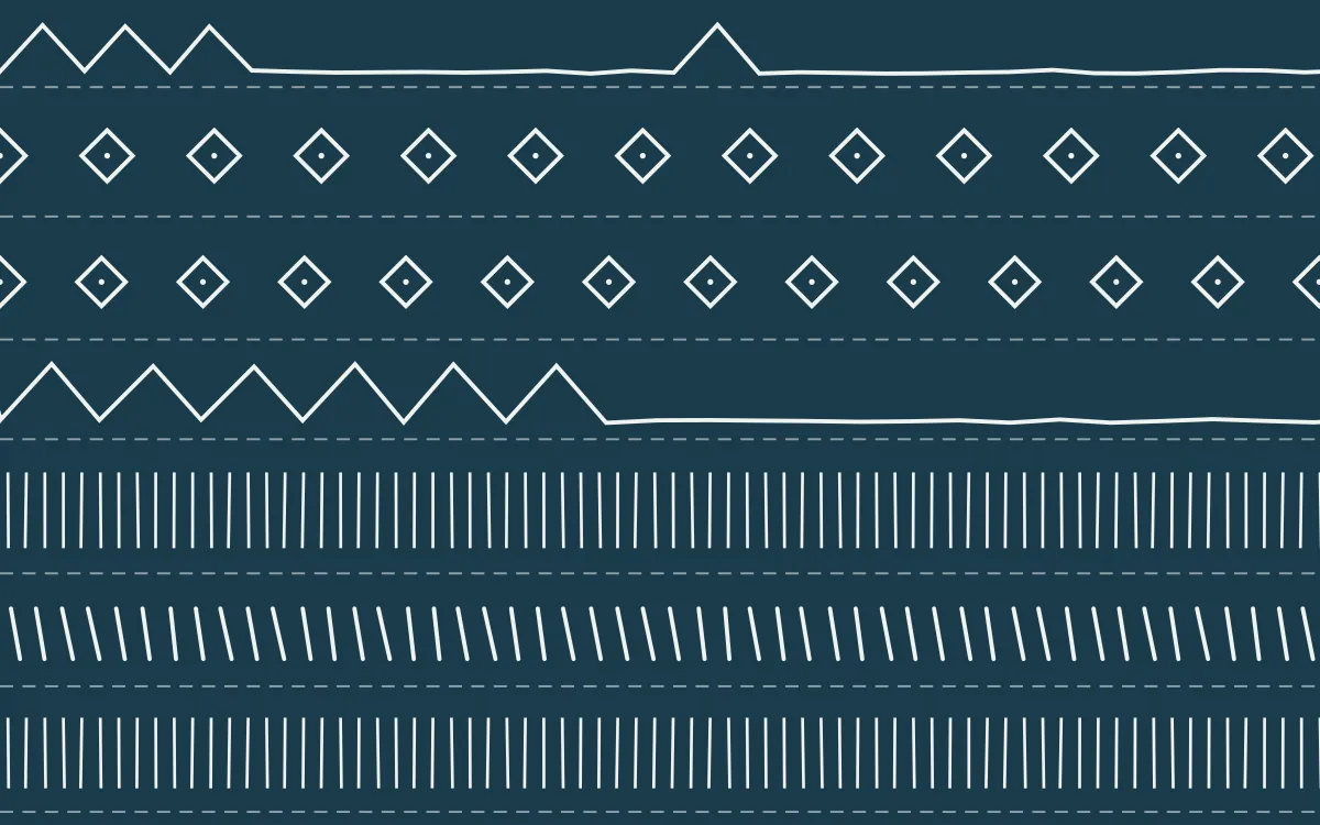 Park Mosaic Mudcloth — dark blue and white mudcloth background