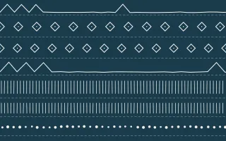 Park Mosaic Mudcloth — dark blue and white mudcloth background