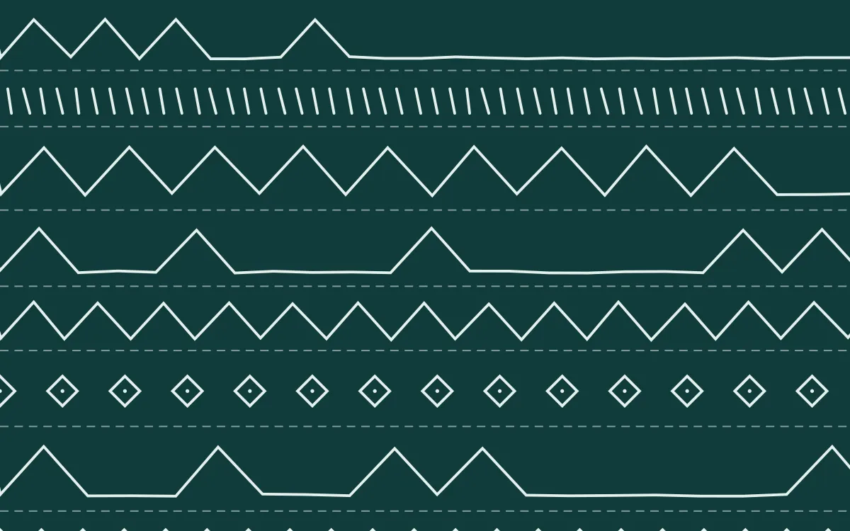 Ha Long Jade Mudcloth — dark teal and white mudcloth background