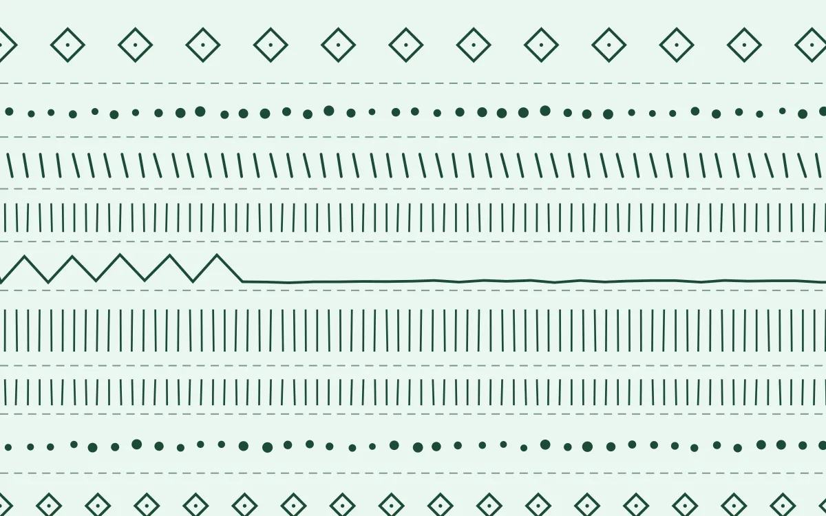 Hanbok Mint Ecru Mudcloth — light white and green mudcloth background