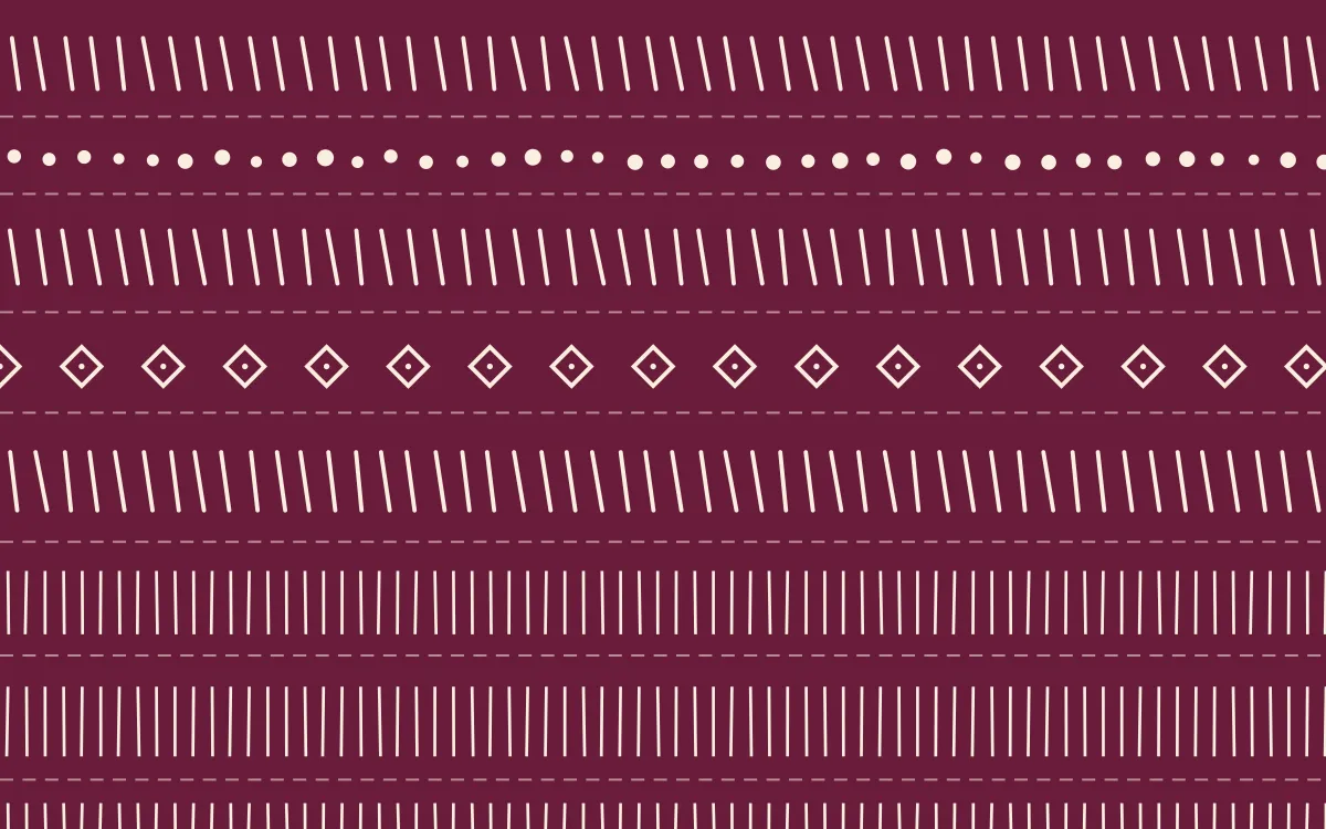 Island Punch Mudcloth — dark pink and beige mudcloth background