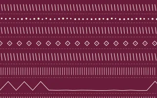 Island Punch Mudcloth — dark pink and beige mudcloth background