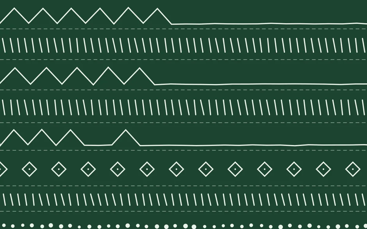 Jade Dynasty Mudcloth — dark green and white mudcloth background