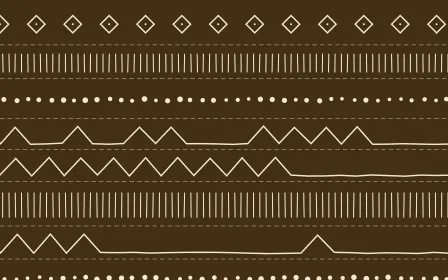 Java Heritage Mudcloth — dark brown and beige mudcloth background