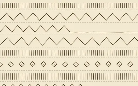 Java Heritage Ecru Mudcloth — light beige and brown mudcloth background