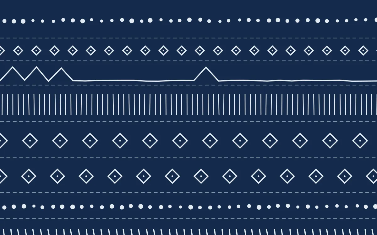 Jodhpur Indigo Mudcloth — dark blue mudcloth background