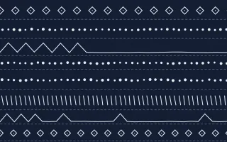 Kyoto Indigo Mudcloth — dark blue and white mudcloth background