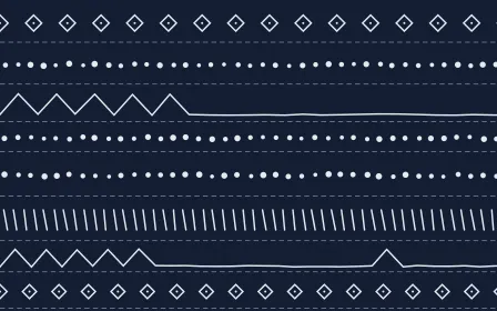 Kyoto Indigo Mudcloth — dark blue and white mudcloth background