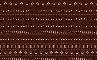 Lagos Wax Mudcloth — dark brown and beige mudcloth background