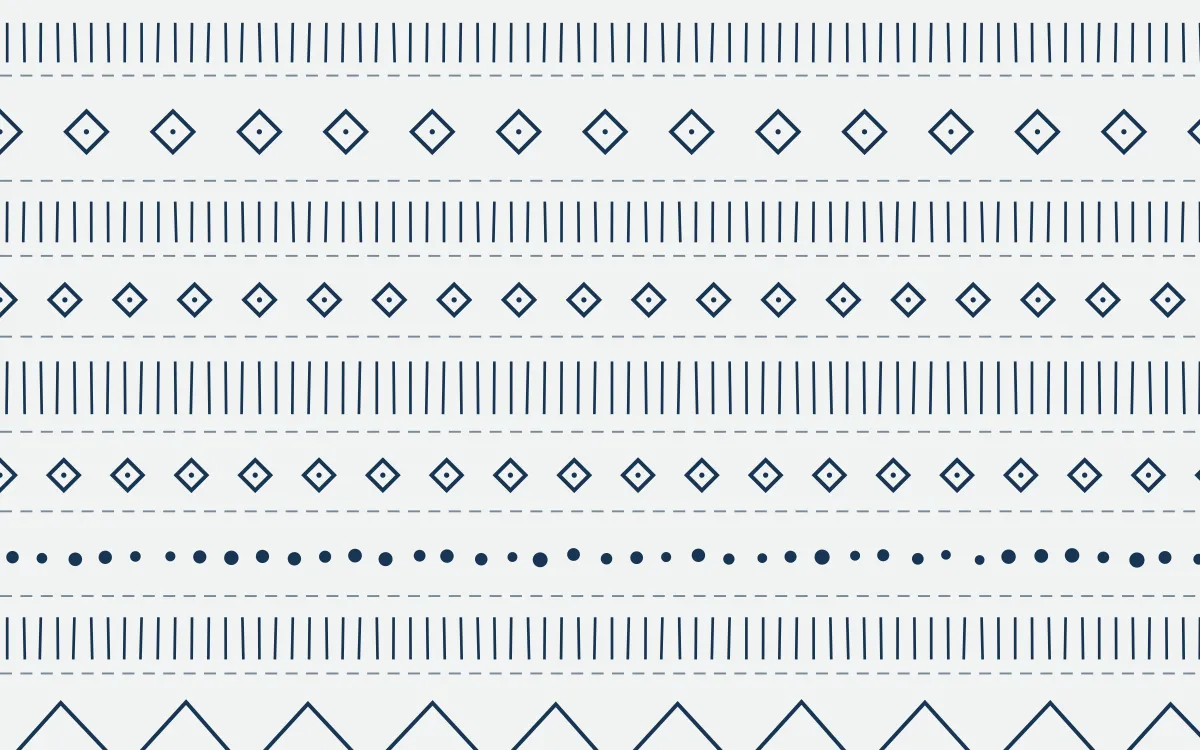 Lisbon Azul Ecru Mudcloth — light white and blue mudcloth background