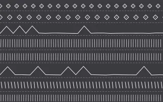London Fog Mudcloth — dark grey and white mudcloth background