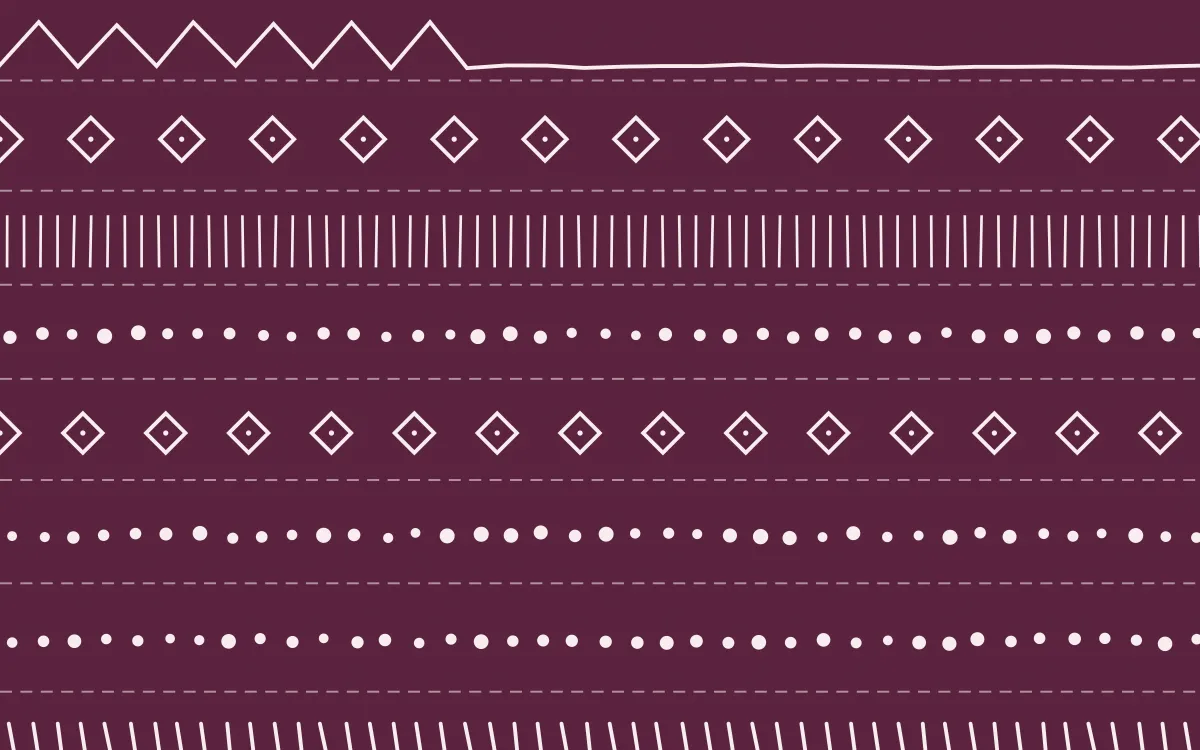 Lotus Siam Mudcloth — dark pink and white mudcloth background
