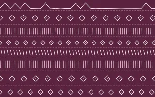 Lotus Siam Mudcloth — dark pink and white mudcloth background