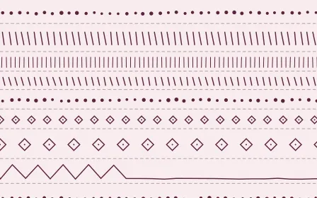 Lotus Siam Ecru Mudcloth — light white and pink mudcloth background