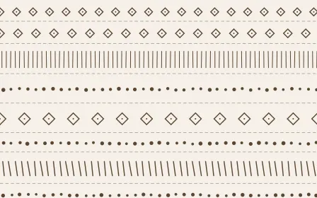 Manila Shell Ecru Mudcloth — light white and brown mudcloth background