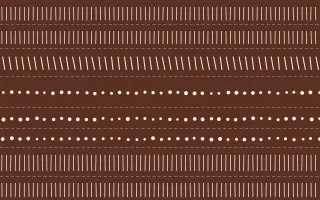 Marrakech Rose Mudcloth — dark brown and beige mudcloth background