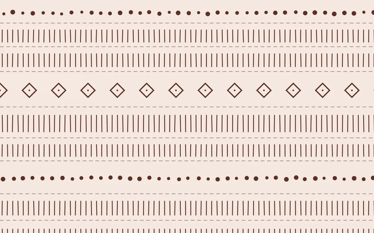 Marrakech Rose Ecru Mudcloth — light beige and brown mudcloth background