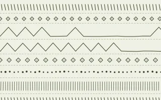 Matcha House Ecru Mudcloth — light white and green mudcloth background
