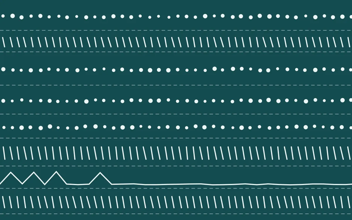 Miami Deco Mudcloth — dark teal and white mudcloth background