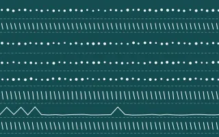 Miami Deco Mudcloth — dark teal and white mudcloth background