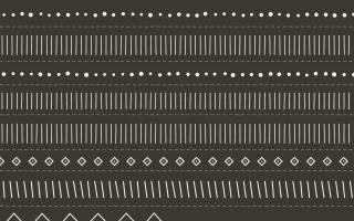 Milano Stone Mudcloth — dark grey and white mudcloth background