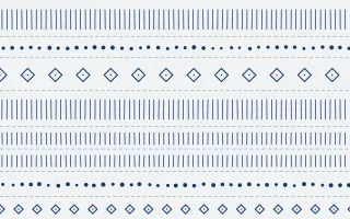 Ming Porcelain Ecru Mudcloth — light white and blue mudcloth background