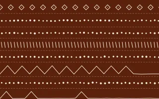 Momiji Maple Mudcloth — dark brown and beige mudcloth background