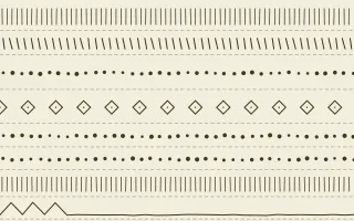 Nile Papyrus Ecru Mudcloth — light beige and yellow mudcloth background