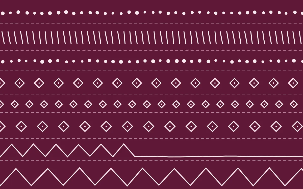 Oaxaca Pink Mudcloth — dark pink and white mudcloth background
