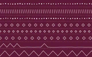 Oaxaca Pink Mudcloth — dark pink and white mudcloth background