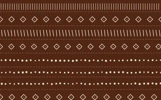 Outback Clay Mudcloth — dark brown and beige mudcloth background