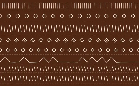Outback Clay Mudcloth — dark brown and beige mudcloth background
