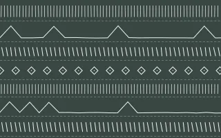 Pacific Fog Mudcloth — dark grey and white mudcloth background