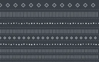 Paris Zinc Mudcloth — dark grey and white mudcloth background