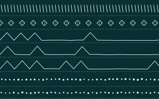Peacock Court Mudcloth — dark teal and white mudcloth background