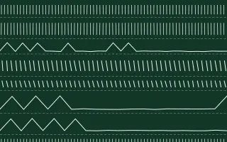Persian Garden Mudcloth — dark green and white mudcloth background